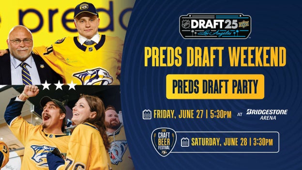 More Info for Preds Draft Party